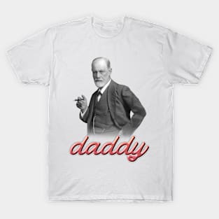 Sigmund Freud daddy psyhology design T-Shirt
